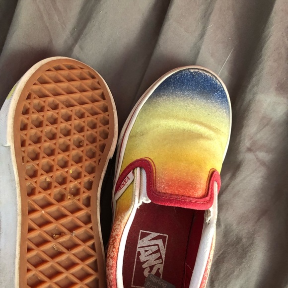 Loved sparkle rainbow slip on sneakers - Picture 2 of 4